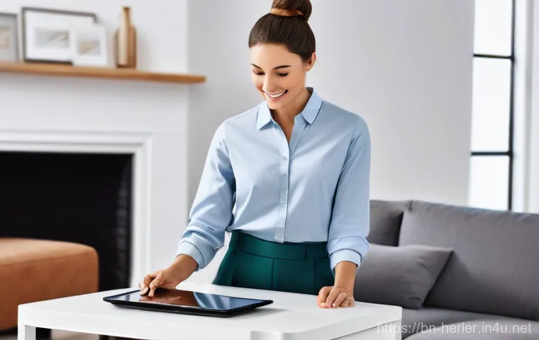 생활가사도우미 자격증 시험 과목별 공부 전략 - **Prompt 1: Modern Efficiency in Home Management**
"A professional and neatly dressed female hou...